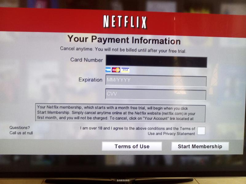 netflix payment options