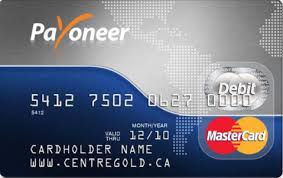 payoneer mastercard debit card