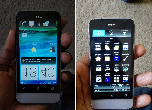 HTC One V Flipped Mirror Negative Display