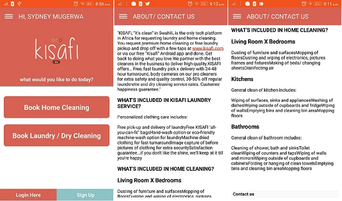 Kisafi laundry and home cleaning 