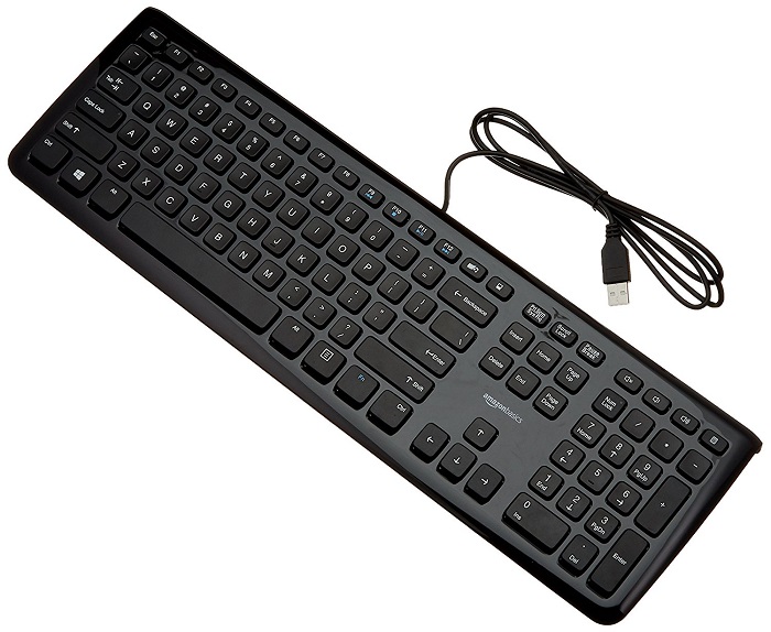 Amazon Basics Wired Keyboard