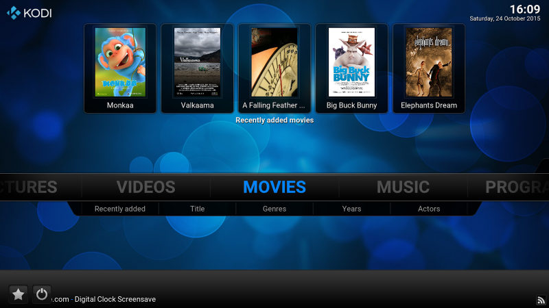 kodi interface