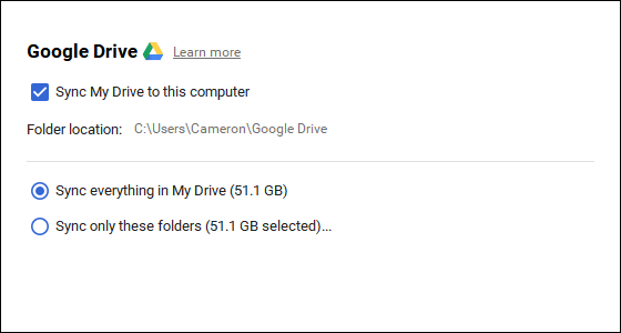 How to Sync folders between your computer and Google Drive - 98