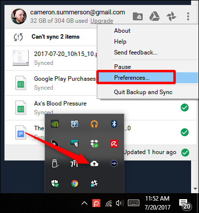 How to Sync folders between your computer and Google Drive - 4
