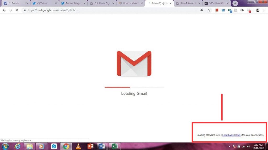 Gmail's Basic HTML view