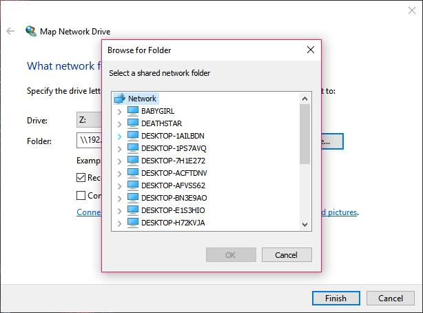 Map network drive 2