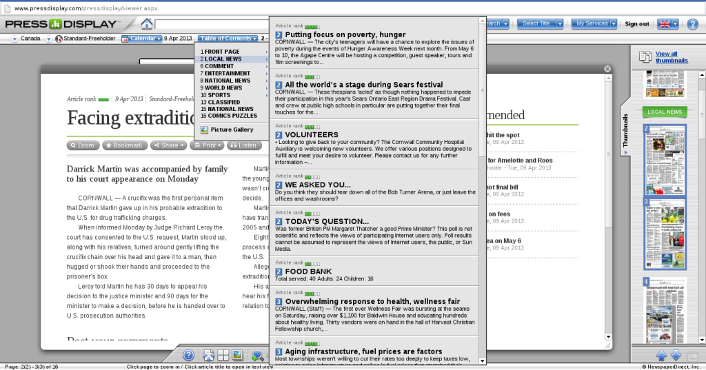 Review  PressReader lets you read over 2 000 newspapers as they appear on print - 34