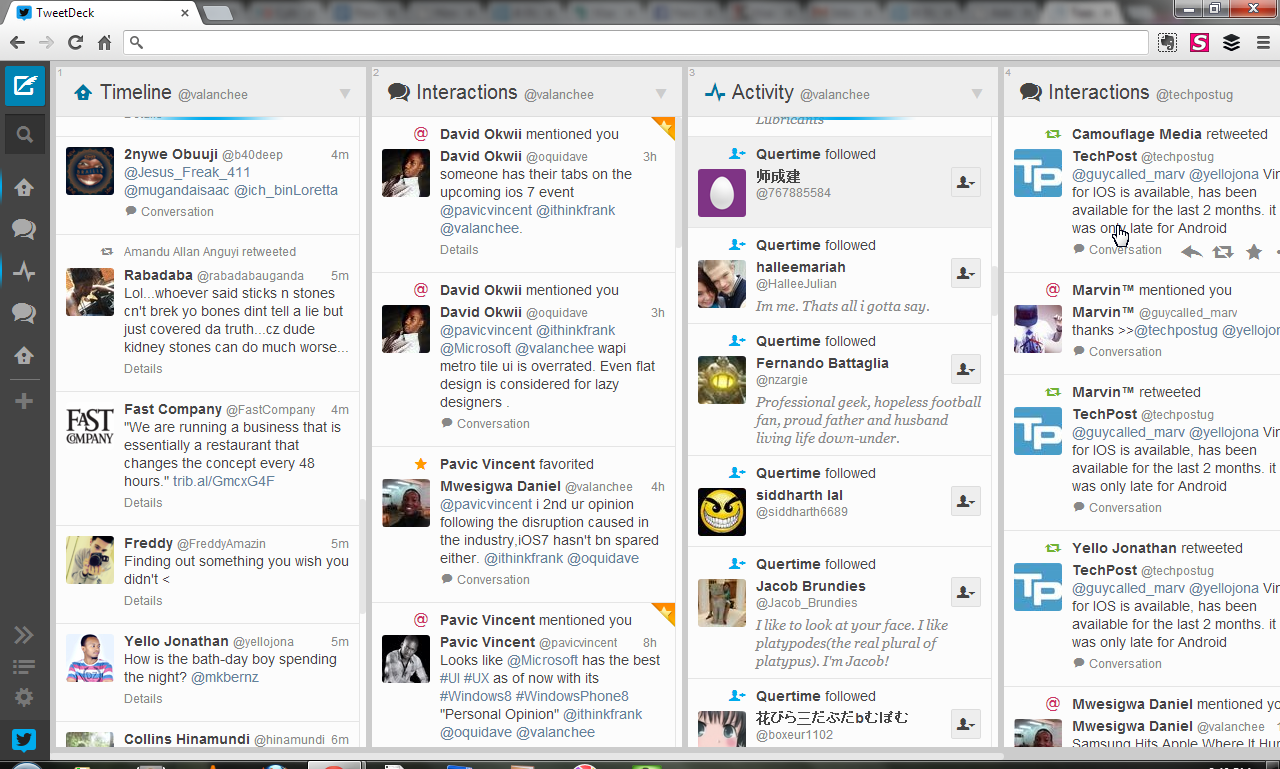 TweetDeck redesign