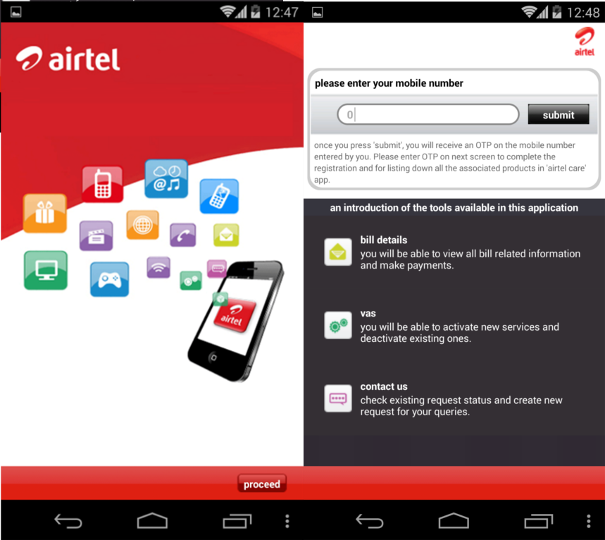 Airtel Care app