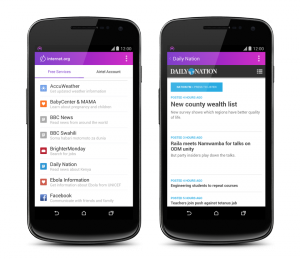 Facebook brings free internet access to Kenyan mobile users - 86