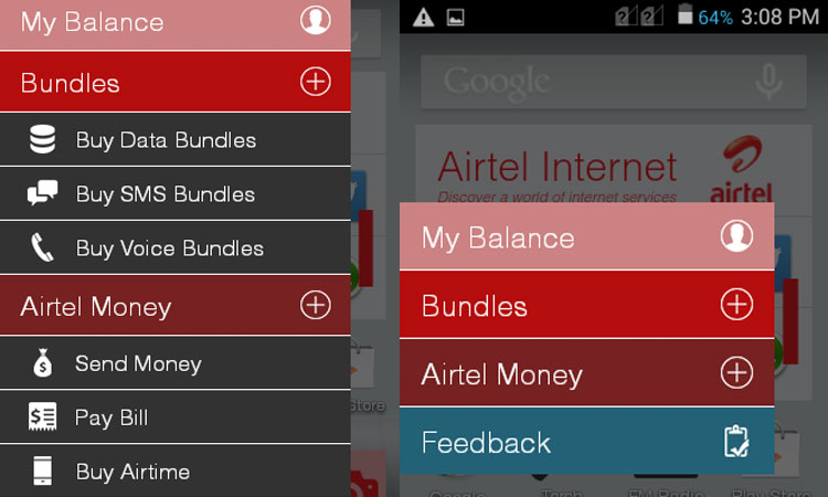 Airtel Red smartphone  An entry level budget 3G smartphone preloaded with Airtel Uganda services - 63