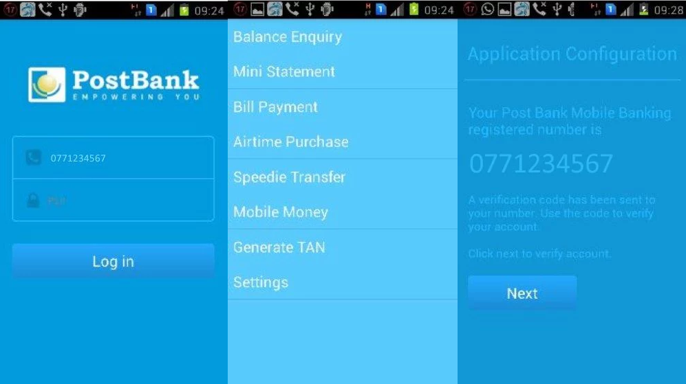 postbank uganda android app
