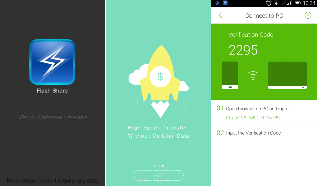 flashshare android app