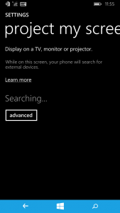 project your windows phone to smart tv