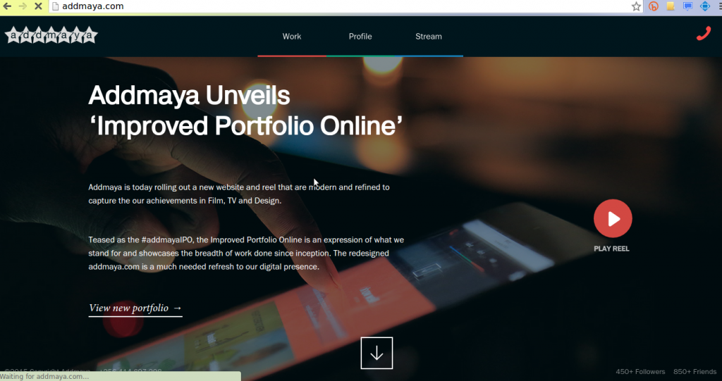 addmaya new website