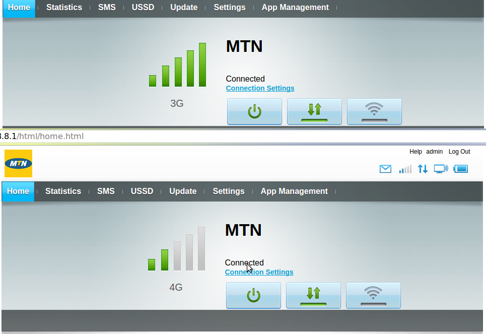 mtn uganda mifi web interface