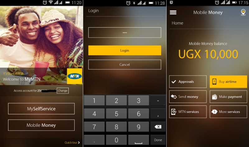 mymtn mobile app mobile money services