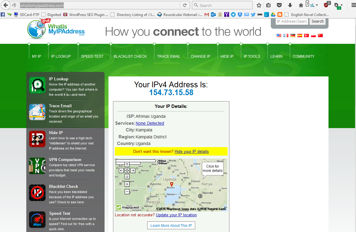 my ip address online