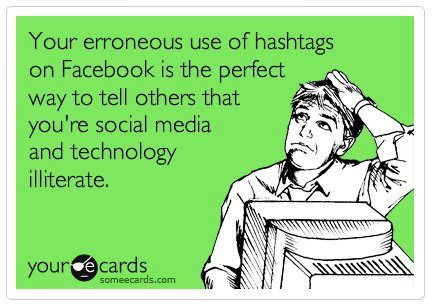 facebook hashtags