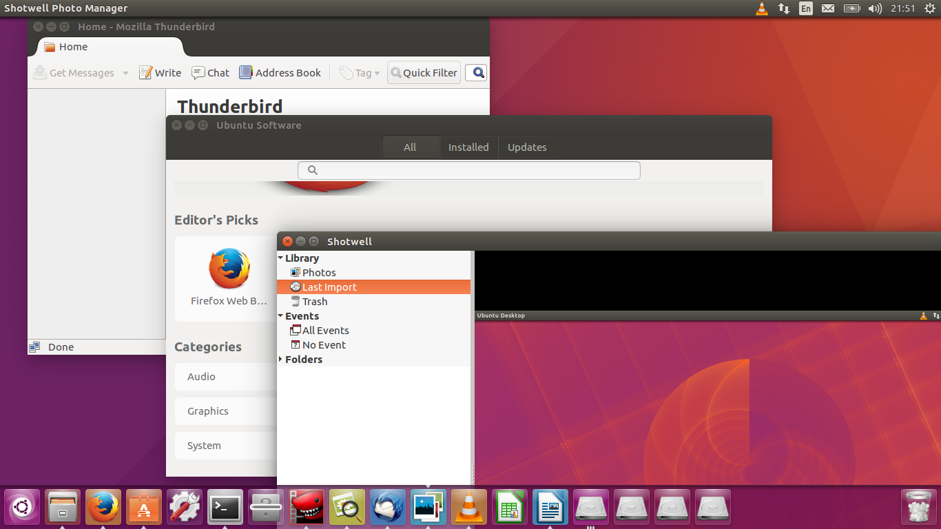 ubuntu software stacked