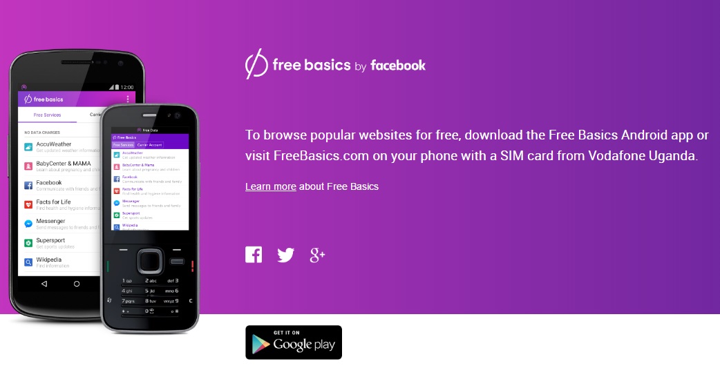 vodafone free basics