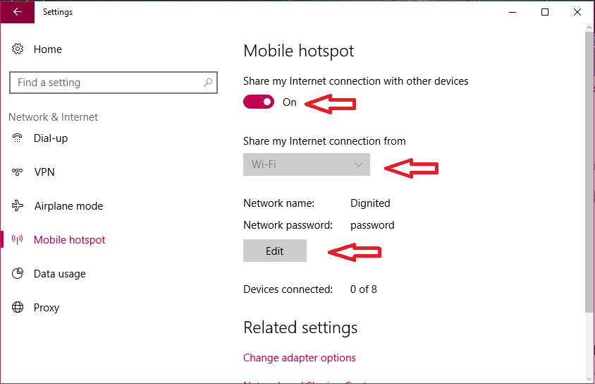 windows mobile hotspot 3