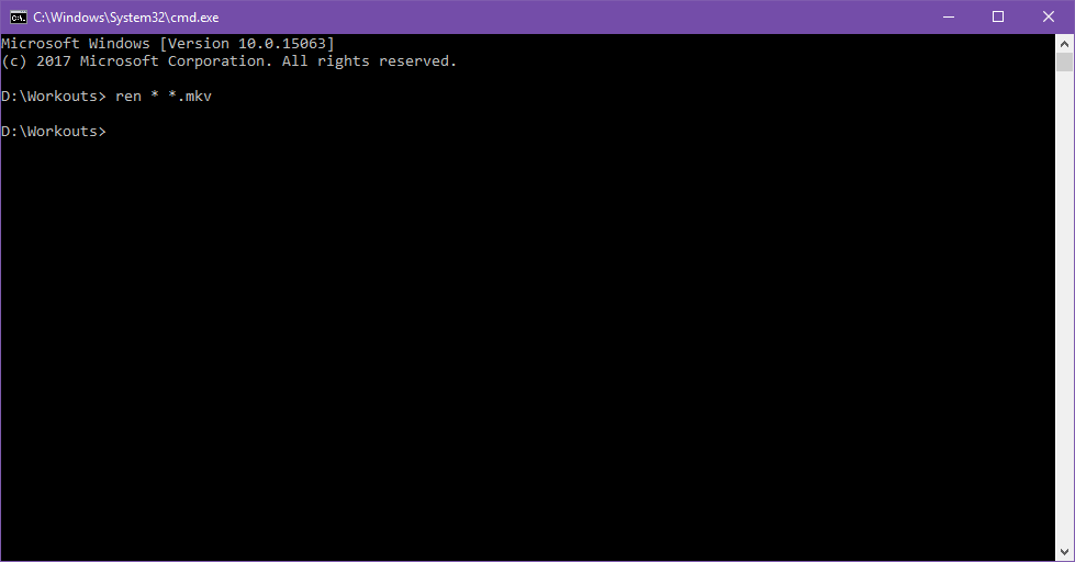 How to rename multiple file extensions in Windows using Command Prompt - 26