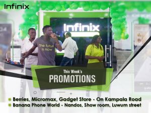 Infinix Mobile is organizing a Brand Awareness March within Kampala  There are lots of gifts to give away  - 80