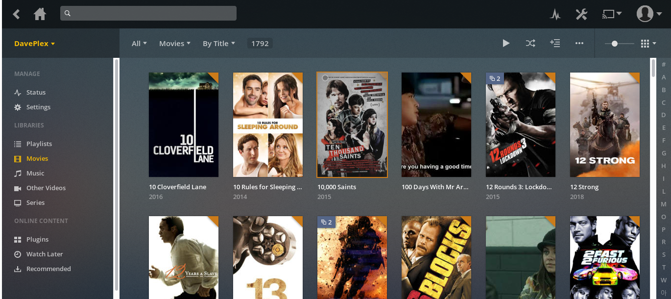 Plex media server