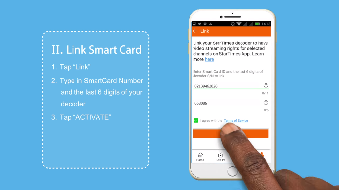 How to link your decoder smart card with the StarTimes App - 32