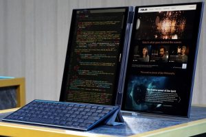 dual-screen laptop