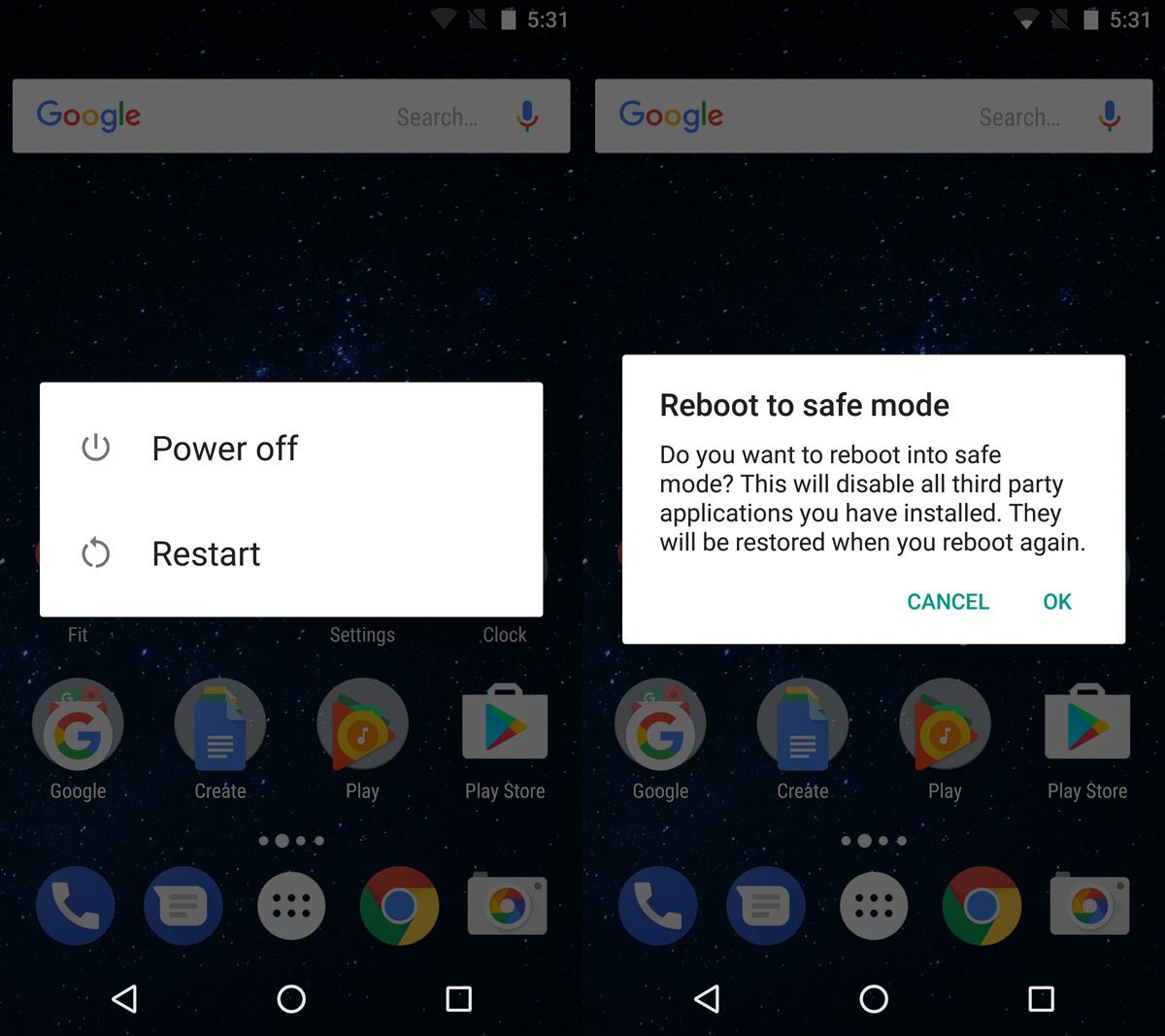 how to enter safe mode iphone