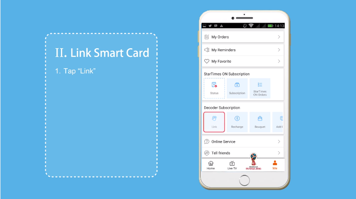 How to link your decoder smart card with the StarTimes App - 66