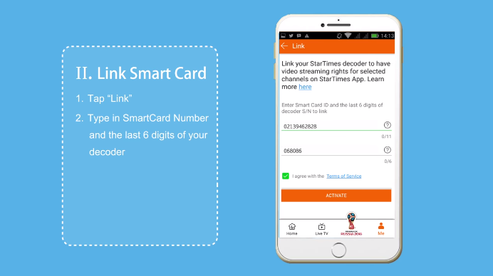 How to link your decoder smart card with the StarTimes App - 69