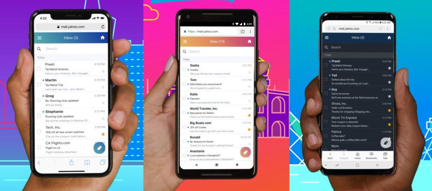 Yahoo Mail Gets A New Mobile Browser Design And A Go App Dignited