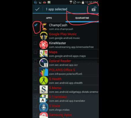 How to freeze apps on android - 9