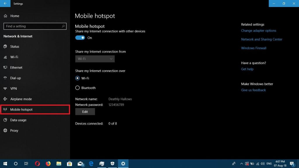 How to share your Windows 10 laptop s internet with your Android phone - 93