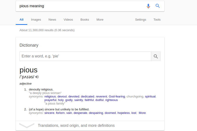 dictionary google search
