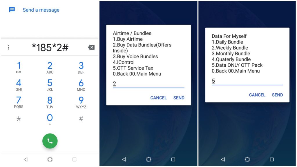 Airtel data OTT bundles