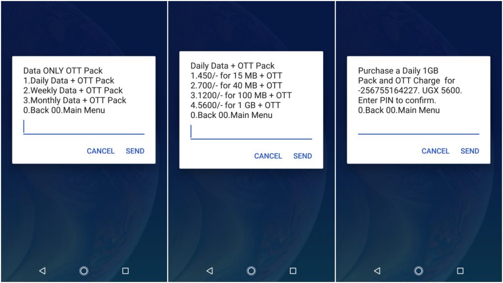 Airtel data OTT bundles