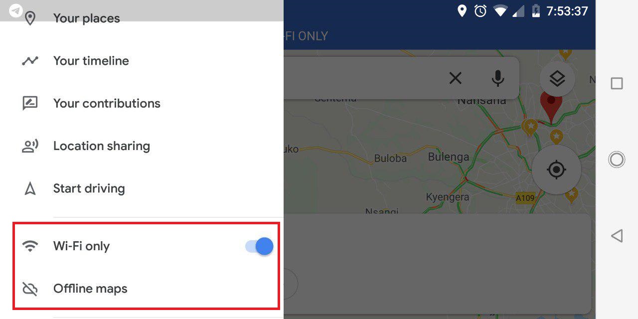 Google Maps Offline