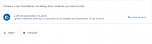 How to send self destructing emails with confidential mode - 19