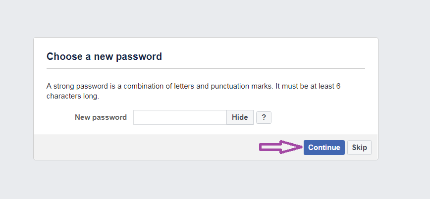 Facebook Password