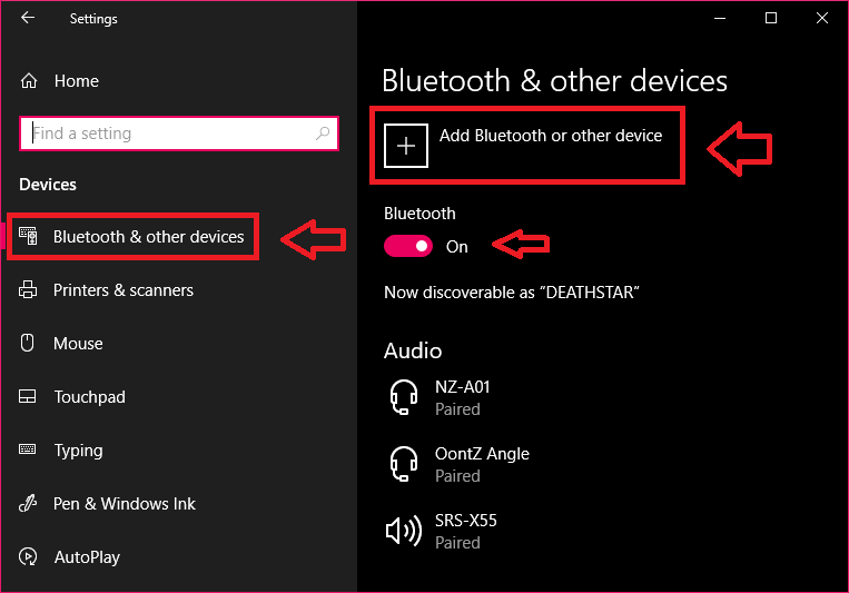 Share Files via Bluetooth