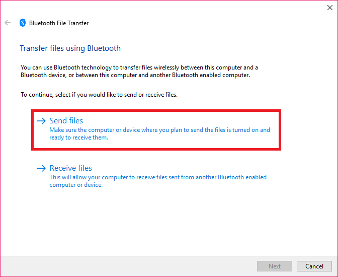 How to share files via Bluetooth on Windows PC - 76