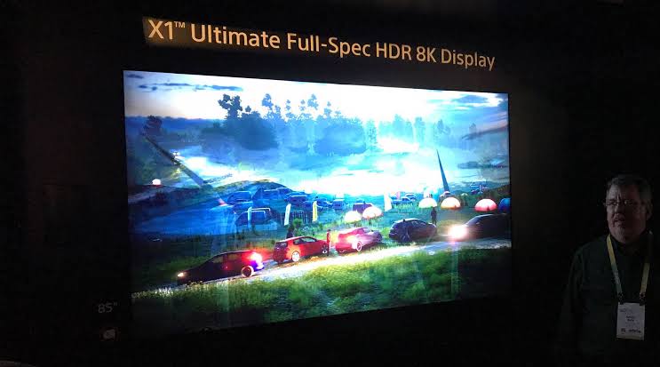Sony X1 Ultimate Full-Spec HDR 8K Display