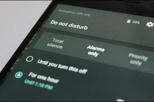 Do Not Disturb feature