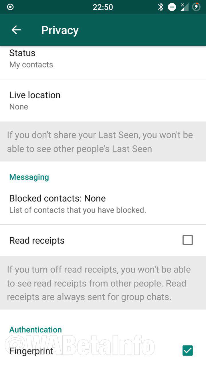 Fingerprint Authentication coming to WhatsApp  for Android  soon - 1