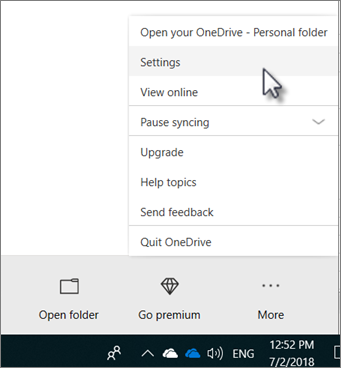 sync local folder with onedrive for business