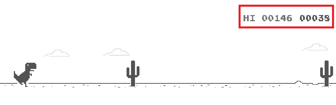 chrome dino game online play